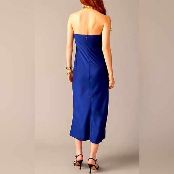 NEW J Crew Collection strapless Gwyneth slip dress in luster charmeuse!!! - Picture 2 of 5